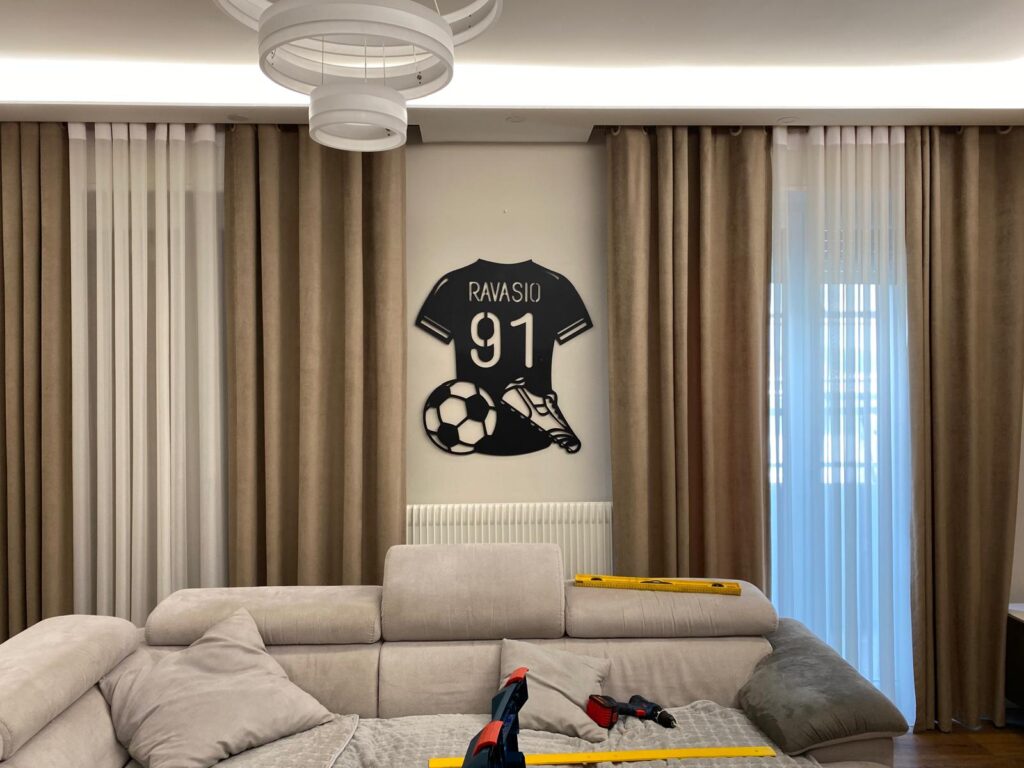 Quadro maglia da calcio personalizzata